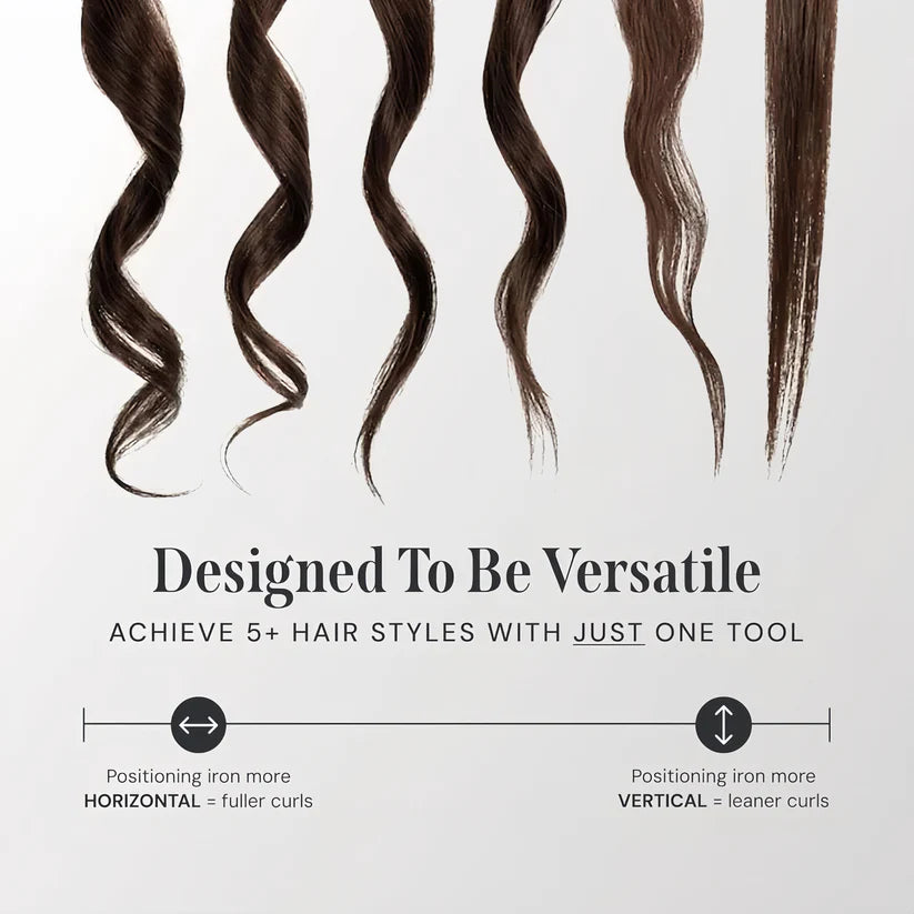 TYMO 2-in-1 Hair Straightener & Curler