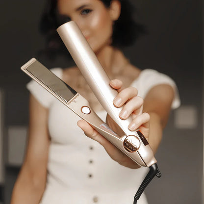 TYMO 2-in-1 Hair Straightener & Curler