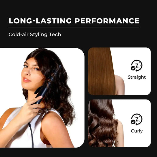 TYMO Airflow™ 2-in-1 Hair Straightener & Curler with Airflow Technology